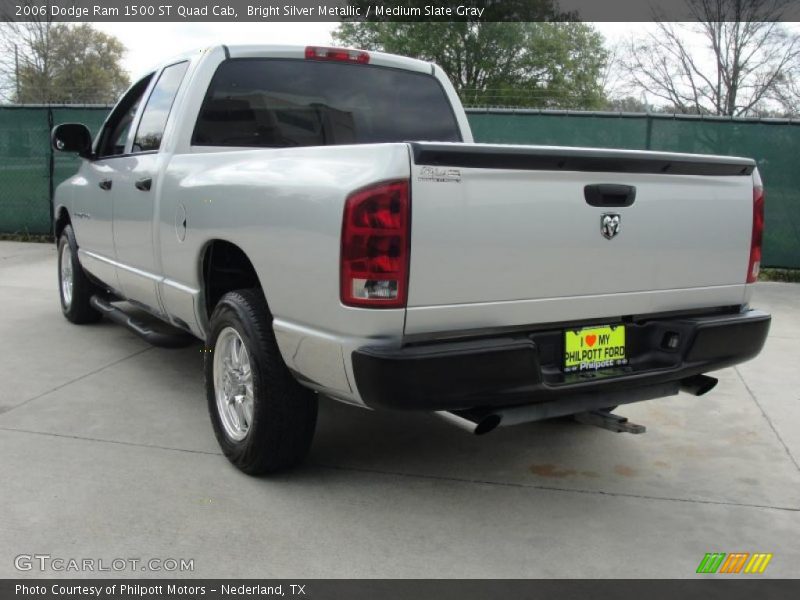 Bright Silver Metallic / Medium Slate Gray 2006 Dodge Ram 1500 ST Quad Cab