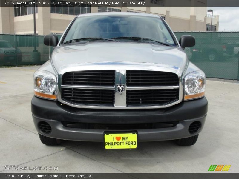 Bright Silver Metallic / Medium Slate Gray 2006 Dodge Ram 1500 ST Quad Cab