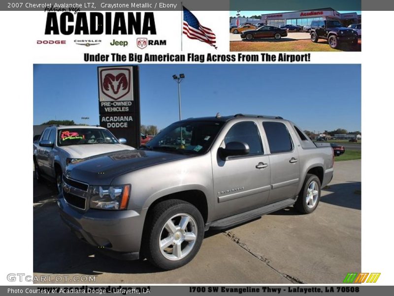 Graystone Metallic / Ebony 2007 Chevrolet Avalanche LTZ