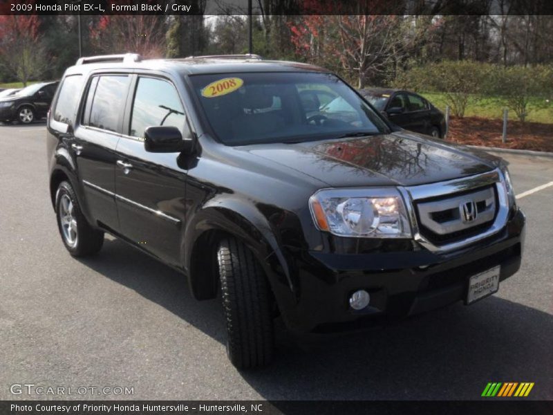 Formal Black / Gray 2009 Honda Pilot EX-L