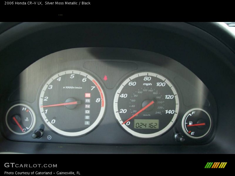 Silver Moss Metallic / Black 2006 Honda CR-V LX