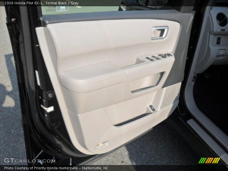 Formal Black / Gray 2009 Honda Pilot EX-L