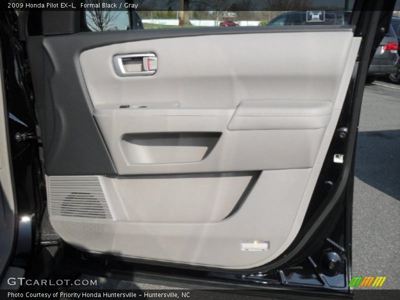 Formal Black / Gray 2009 Honda Pilot EX-L