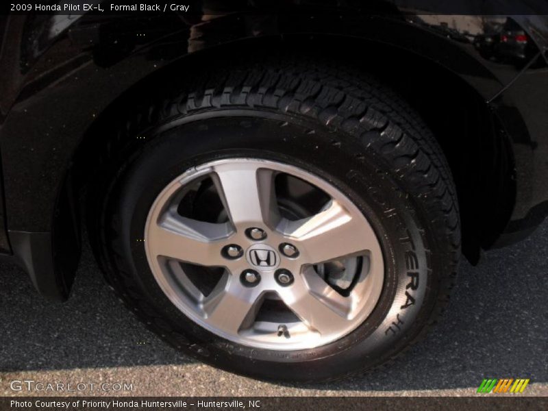 Formal Black / Gray 2009 Honda Pilot EX-L