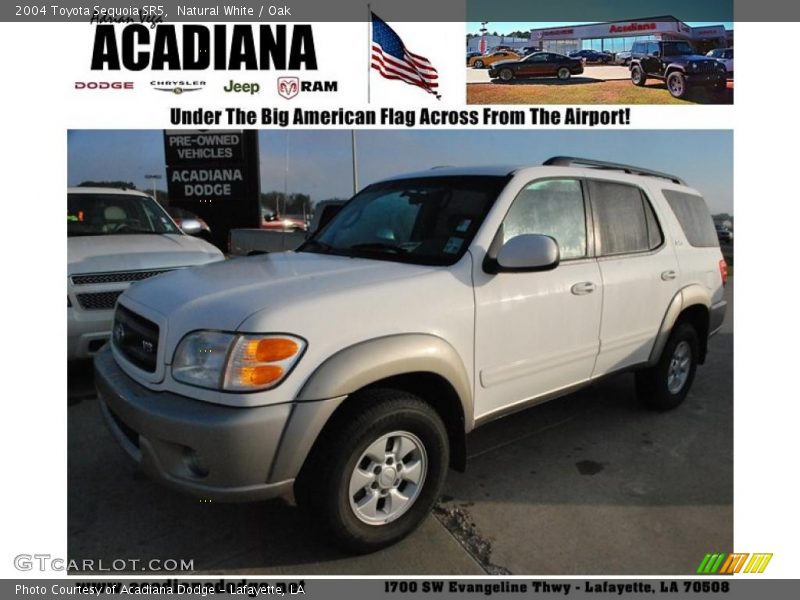 Natural White / Oak 2004 Toyota Sequoia SR5