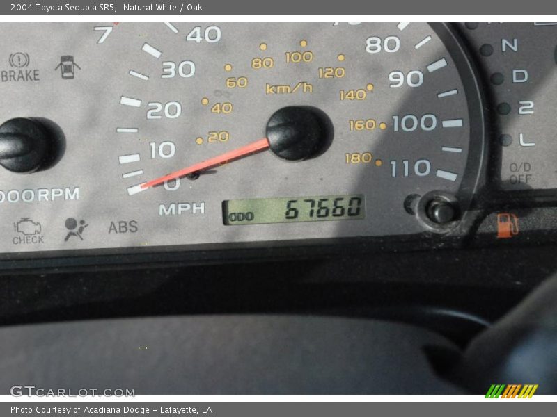 Natural White / Oak 2004 Toyota Sequoia SR5