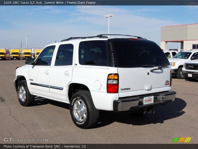 Summit White / Pewter/Dark Pewter 2005 GMC Yukon SLT 4x4