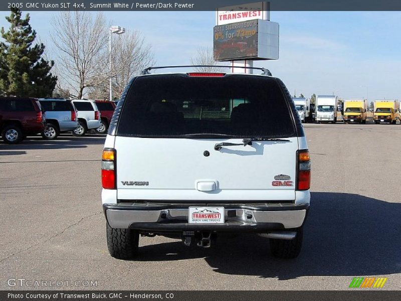 Summit White / Pewter/Dark Pewter 2005 GMC Yukon SLT 4x4