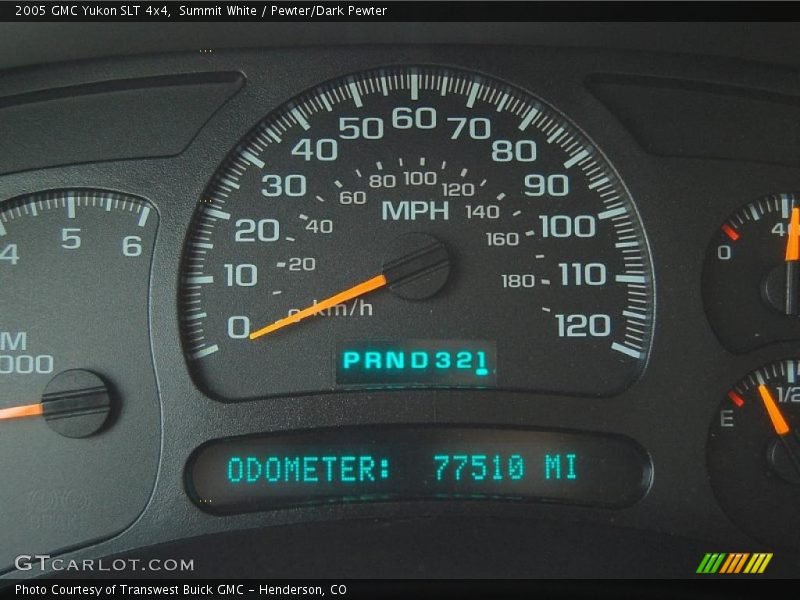 Summit White / Pewter/Dark Pewter 2005 GMC Yukon SLT 4x4
