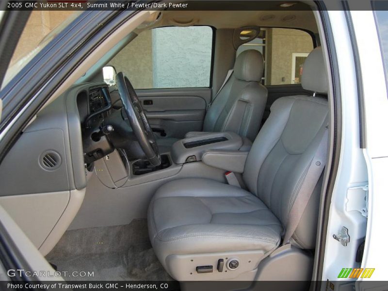 Summit White / Pewter/Dark Pewter 2005 GMC Yukon SLT 4x4
