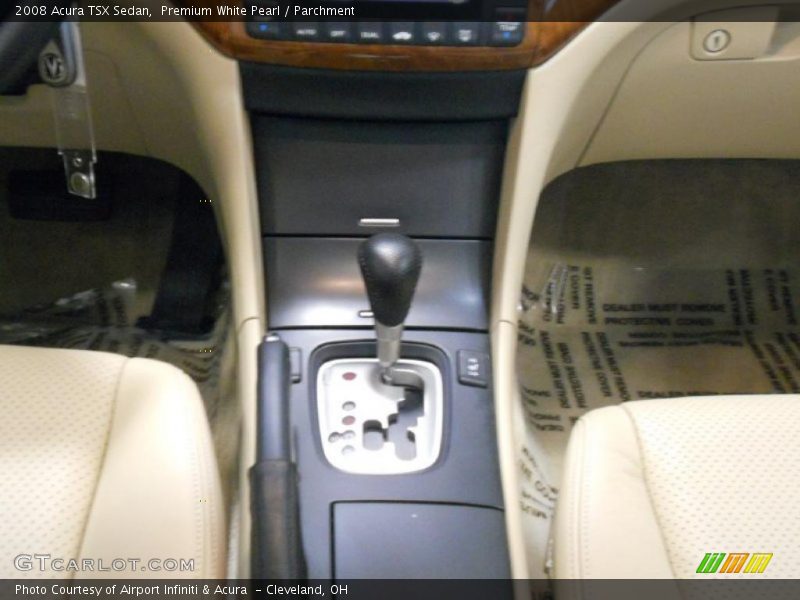 Premium White Pearl / Parchment 2008 Acura TSX Sedan
