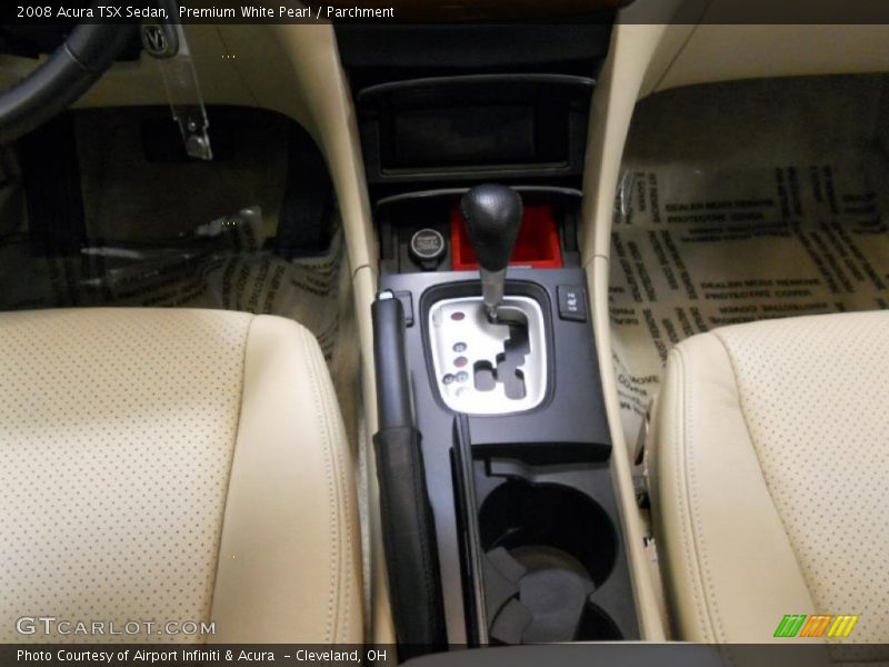 Premium White Pearl / Parchment 2008 Acura TSX Sedan