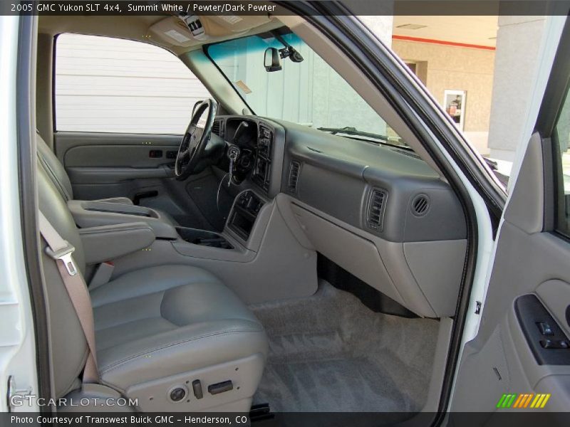 Summit White / Pewter/Dark Pewter 2005 GMC Yukon SLT 4x4