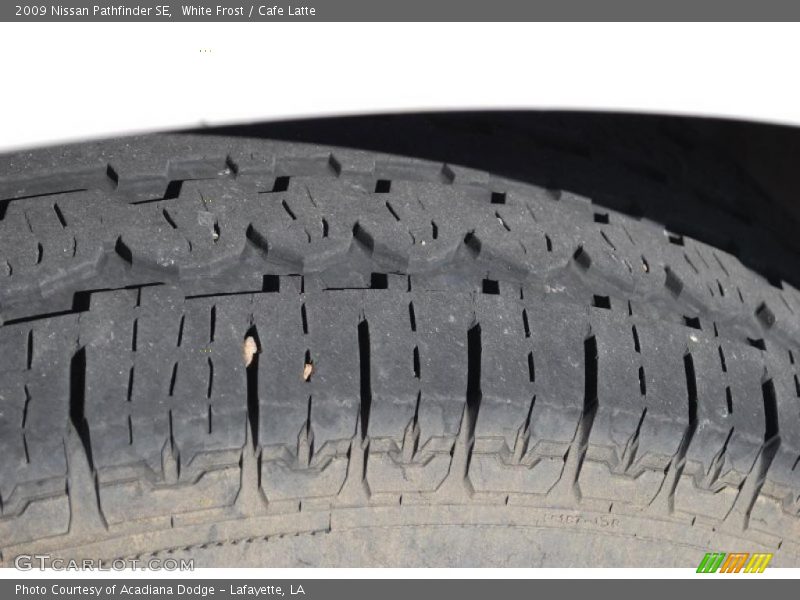 White Frost / Cafe Latte 2009 Nissan Pathfinder SE