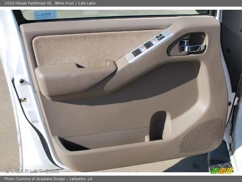 White Frost / Cafe Latte 2009 Nissan Pathfinder SE