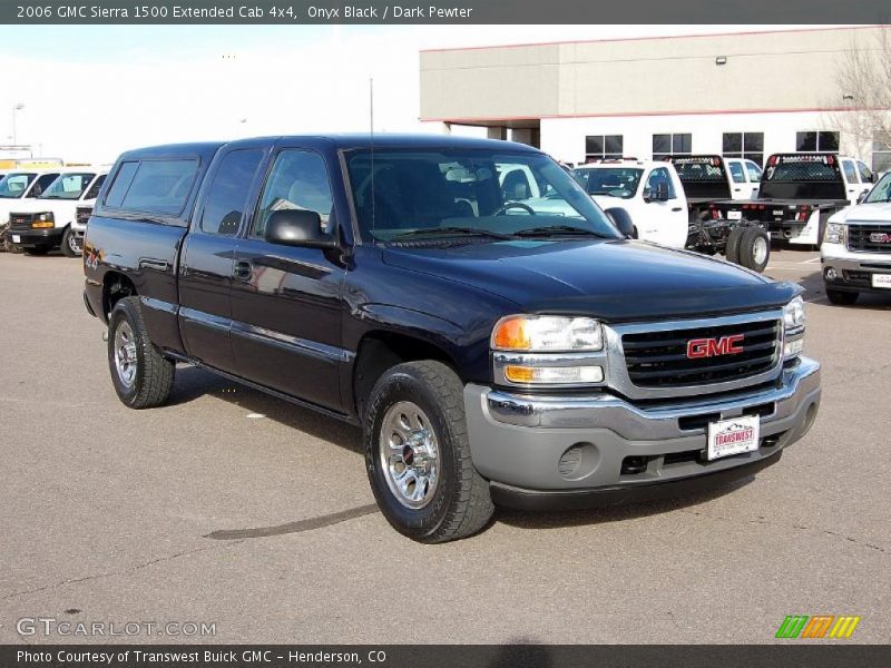 Onyx Black / Dark Pewter 2006 GMC Sierra 1500 Extended Cab 4x4