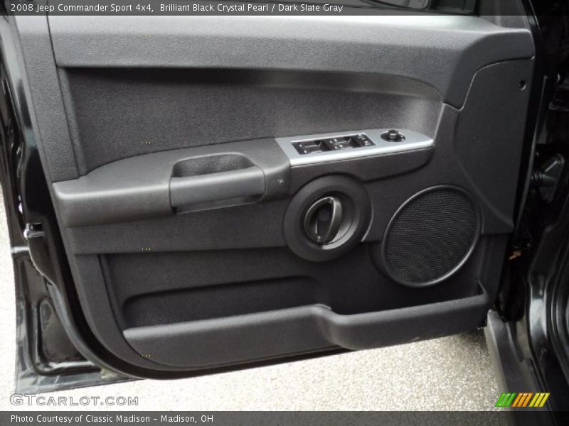 Brilliant Black Crystal Pearl / Dark Slate Gray 2008 Jeep Commander Sport 4x4