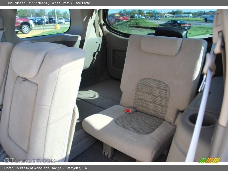 Rear Seat of 2009 Pathfinder SE