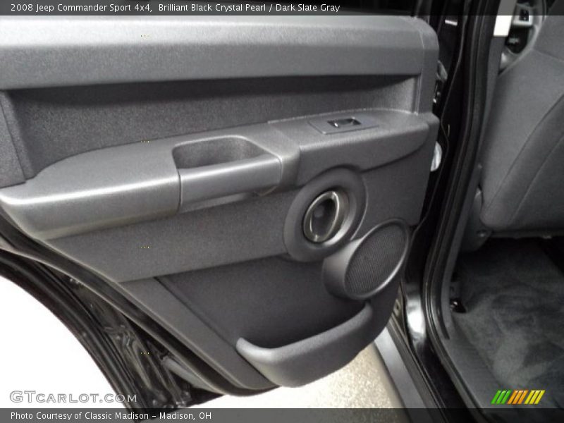 Brilliant Black Crystal Pearl / Dark Slate Gray 2008 Jeep Commander Sport 4x4