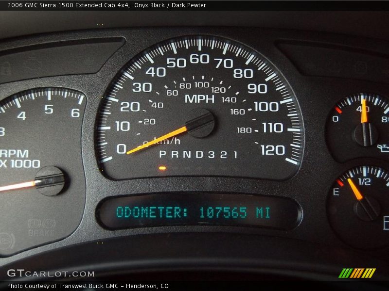 Onyx Black / Dark Pewter 2006 GMC Sierra 1500 Extended Cab 4x4