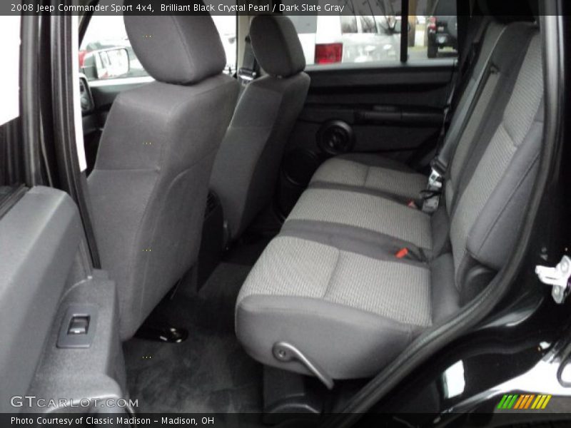 Brilliant Black Crystal Pearl / Dark Slate Gray 2008 Jeep Commander Sport 4x4
