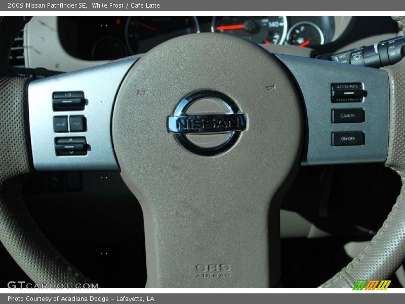 White Frost / Cafe Latte 2009 Nissan Pathfinder SE