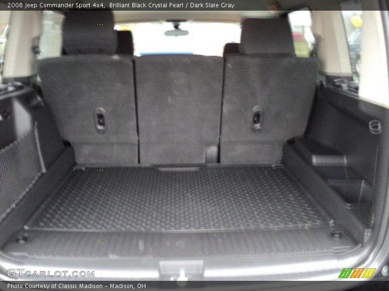 Brilliant Black Crystal Pearl / Dark Slate Gray 2008 Jeep Commander Sport 4x4