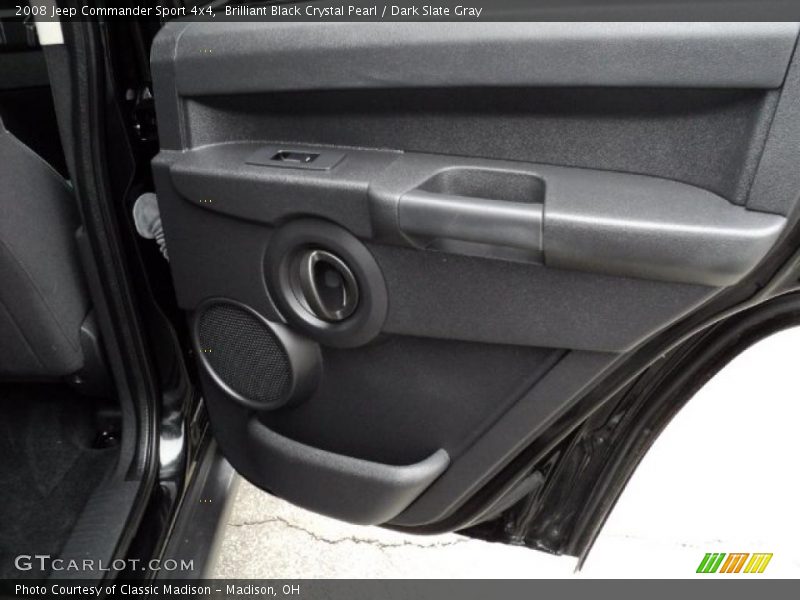 Brilliant Black Crystal Pearl / Dark Slate Gray 2008 Jeep Commander Sport 4x4