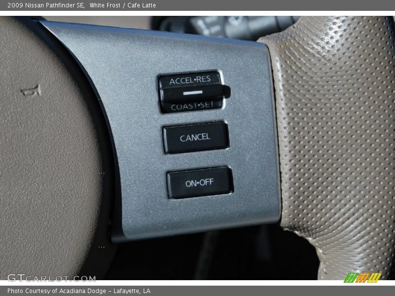 White Frost / Cafe Latte 2009 Nissan Pathfinder SE