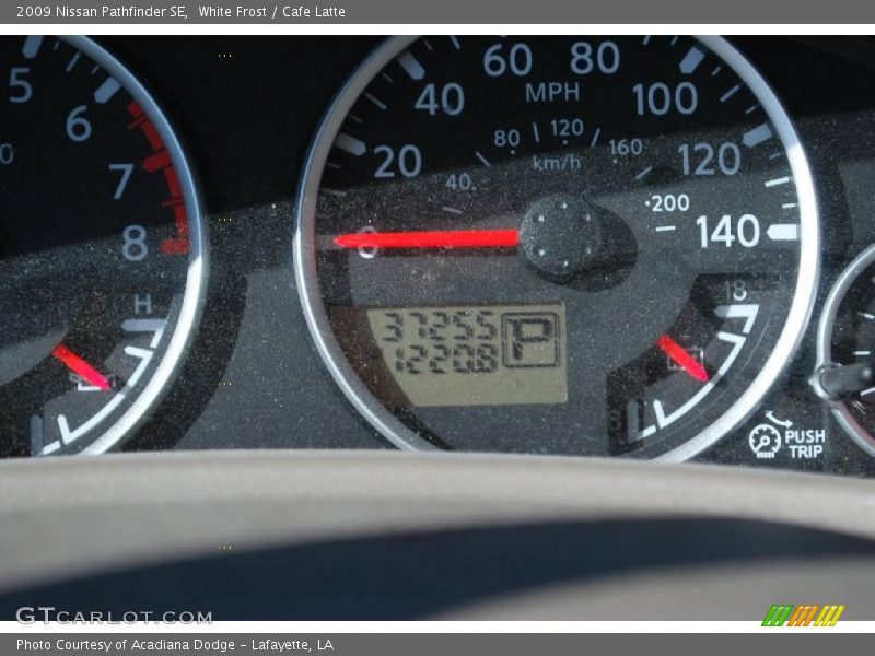 White Frost / Cafe Latte 2009 Nissan Pathfinder SE