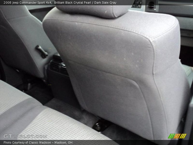 Brilliant Black Crystal Pearl / Dark Slate Gray 2008 Jeep Commander Sport 4x4