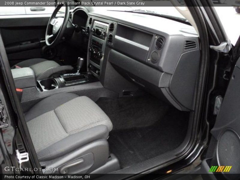 Brilliant Black Crystal Pearl / Dark Slate Gray 2008 Jeep Commander Sport 4x4