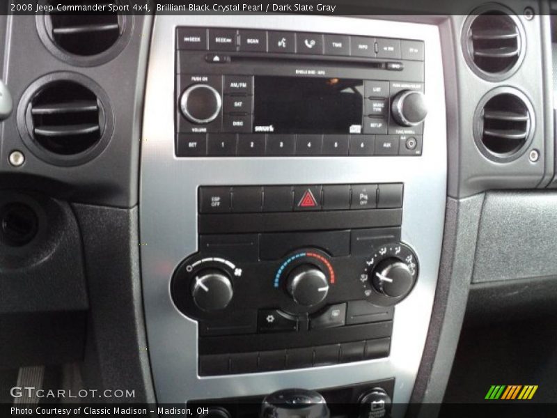 Brilliant Black Crystal Pearl / Dark Slate Gray 2008 Jeep Commander Sport 4x4