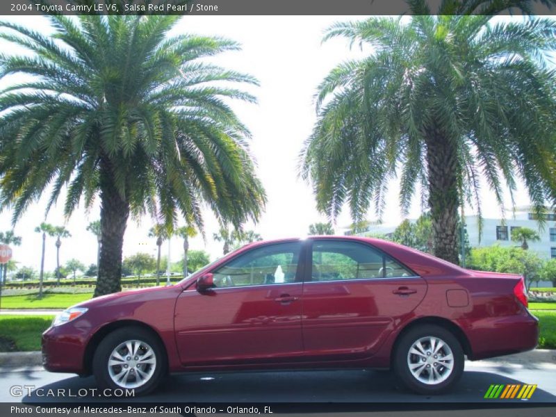 Salsa Red Pearl / Stone 2004 Toyota Camry LE V6