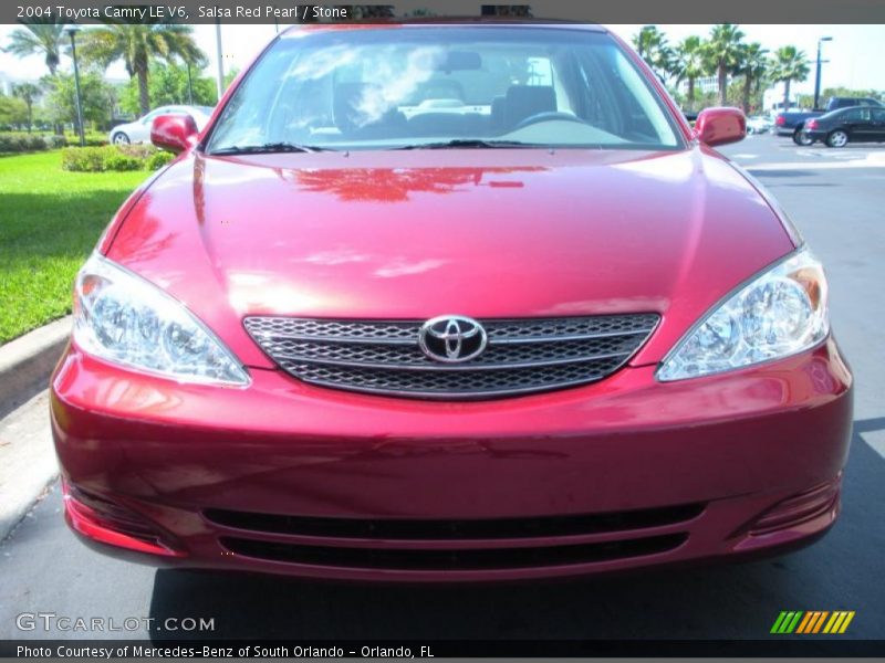 Salsa Red Pearl / Stone 2004 Toyota Camry LE V6