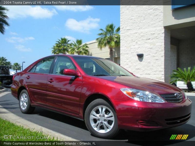 Front 3/4 View of 2004 Camry LE V6