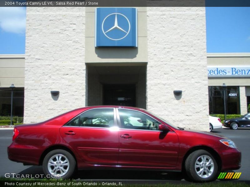 Salsa Red Pearl / Stone 2004 Toyota Camry LE V6