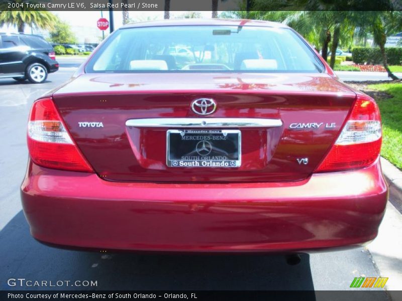 Salsa Red Pearl / Stone 2004 Toyota Camry LE V6