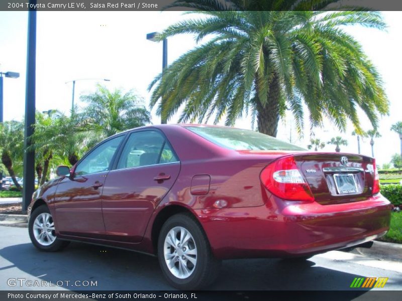 Salsa Red Pearl / Stone 2004 Toyota Camry LE V6