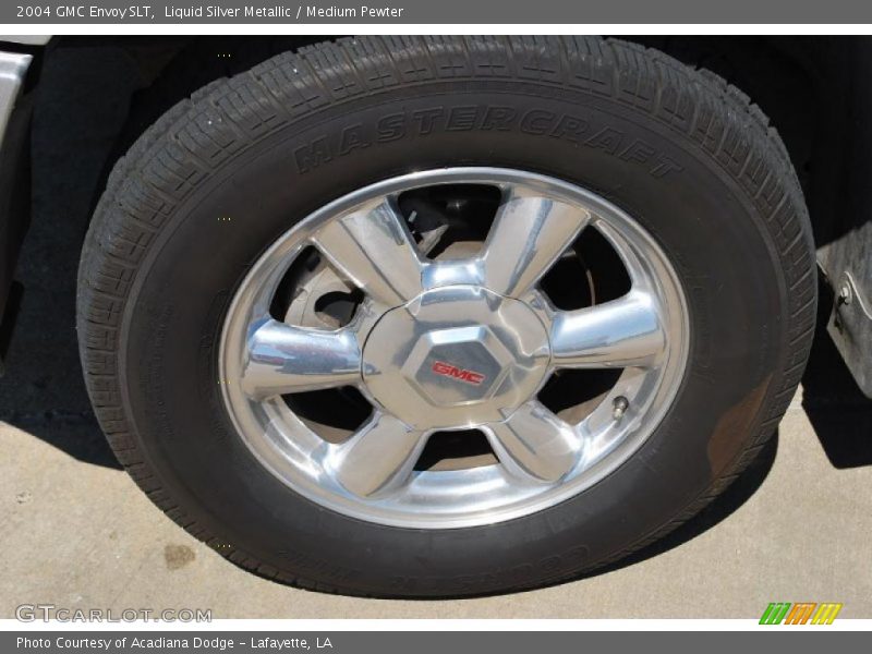 Liquid Silver Metallic / Medium Pewter 2004 GMC Envoy SLT