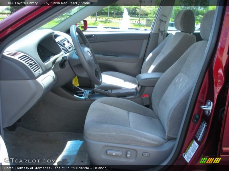 Salsa Red Pearl / Stone 2004 Toyota Camry LE V6