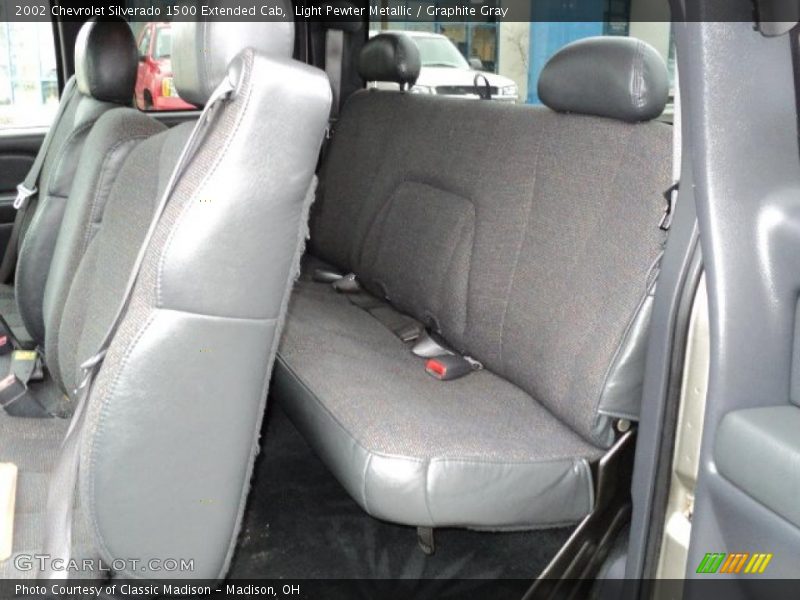  2002 Silverado 1500 Extended Cab Graphite Gray Interior