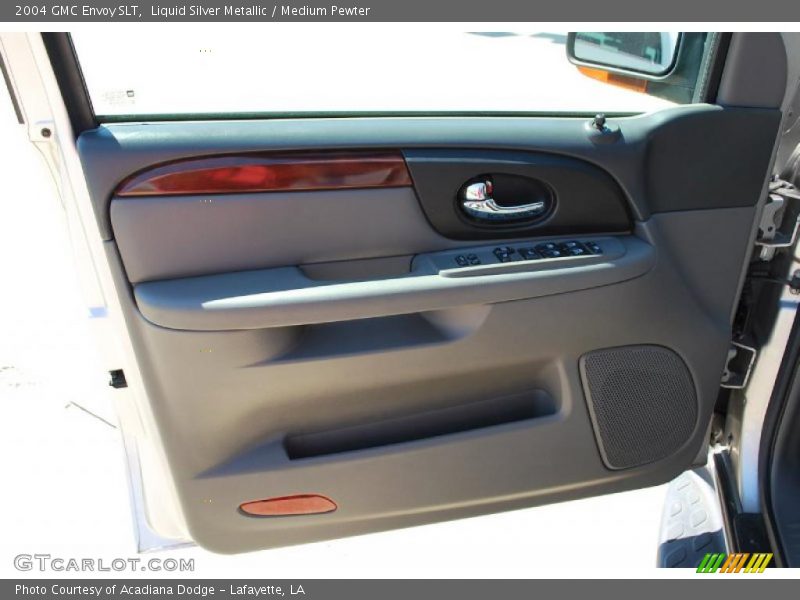 Liquid Silver Metallic / Medium Pewter 2004 GMC Envoy SLT