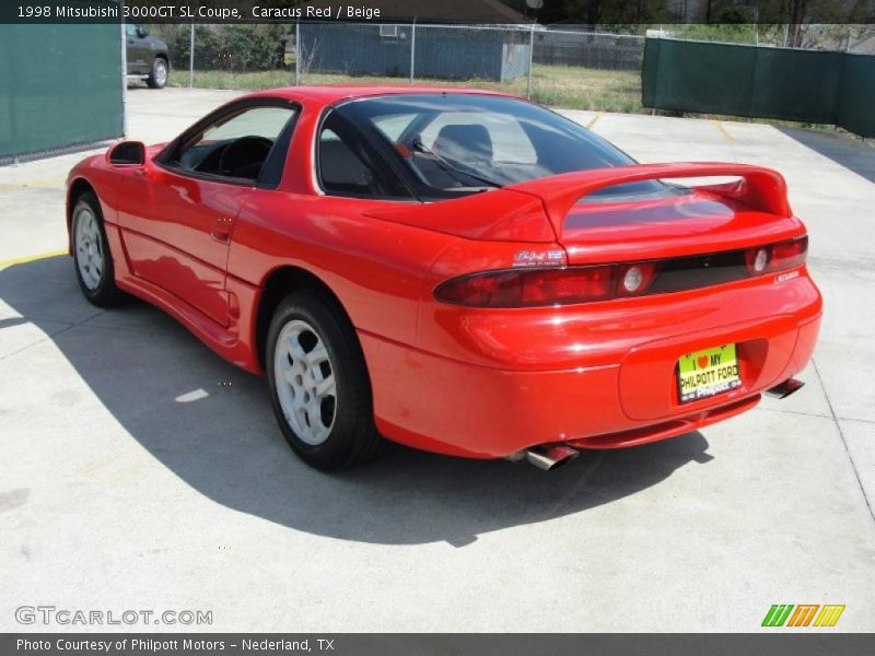 Caracus Red / Beige 1998 Mitsubishi 3000GT SL Coupe