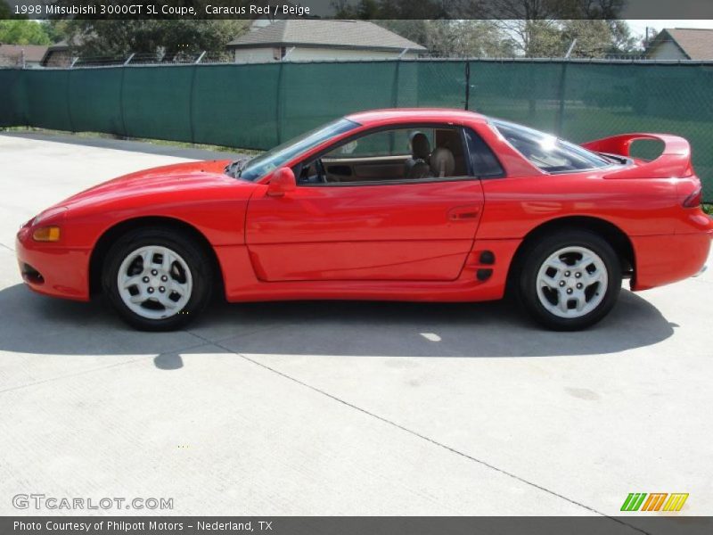 Caracus Red / Beige 1998 Mitsubishi 3000GT SL Coupe