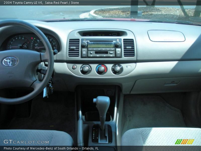 Salsa Red Pearl / Stone 2004 Toyota Camry LE V6