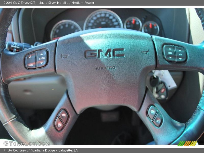 Liquid Silver Metallic / Medium Pewter 2004 GMC Envoy SLT