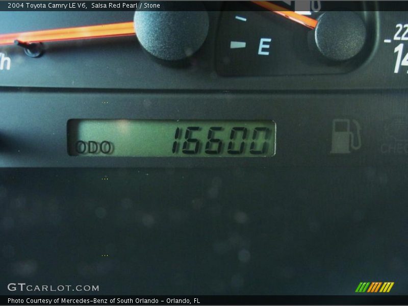 Salsa Red Pearl / Stone 2004 Toyota Camry LE V6