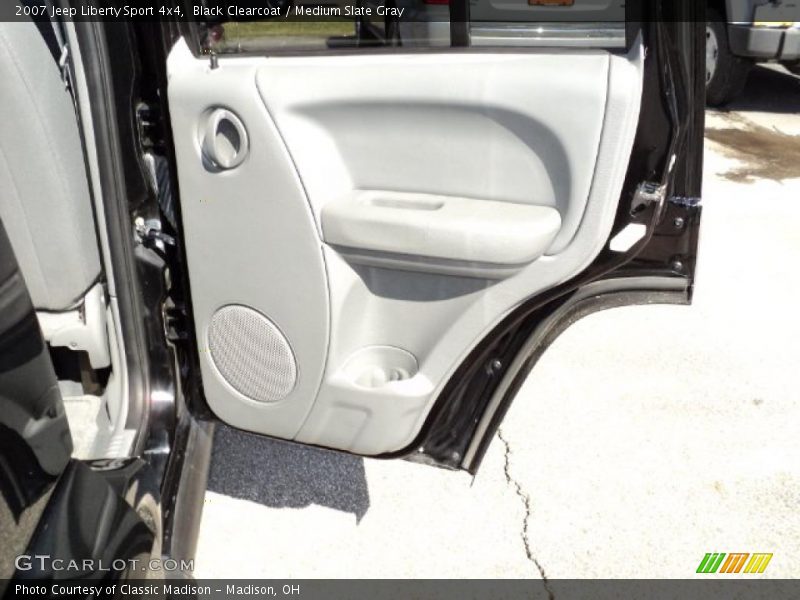 Black Clearcoat / Medium Slate Gray 2007 Jeep Liberty Sport 4x4