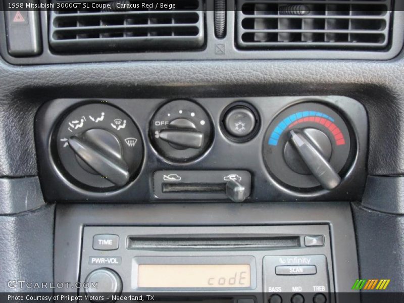 Controls of 1998 3000GT SL Coupe